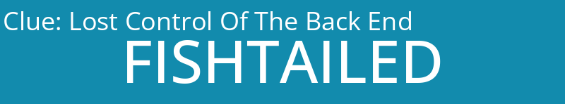 Lost Control Of The Back End