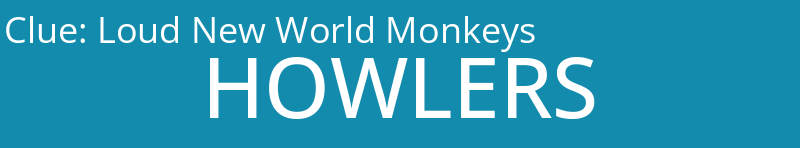 Loud New World Monkeys