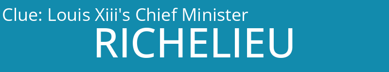 Louis Xiii's Chief Minister