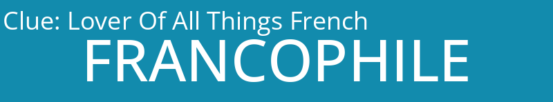 Lover Of All Things French