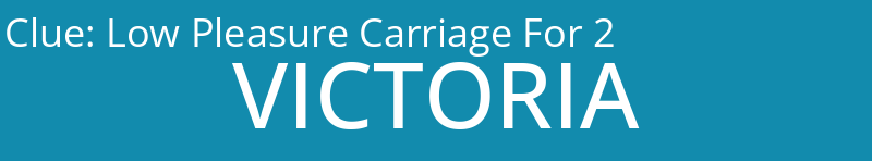 Low Pleasure Carriage For 2