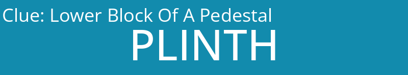 Lower Block Of A Pedestal