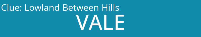Lowland Between Hills