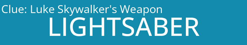 Luke Skywalker's Weapon