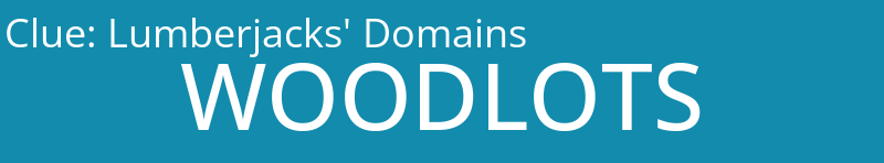 Lumberjacks' Domains