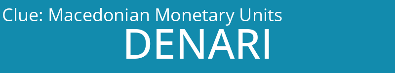 Macedonian Monetary Units