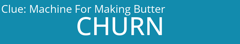 Machine For Making Butter