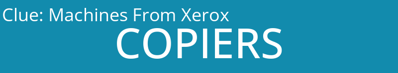 Machines From Xerox