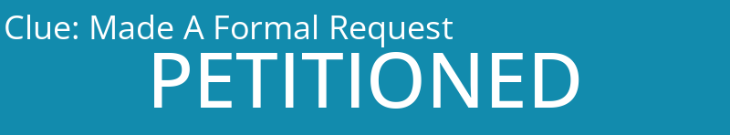 Made A Formal Request
