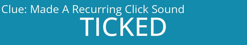 Made A Recurring Click Sound