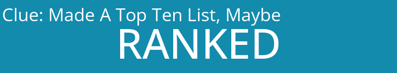 Made A Top Ten List, Maybe