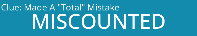Made A "Total" Mistake