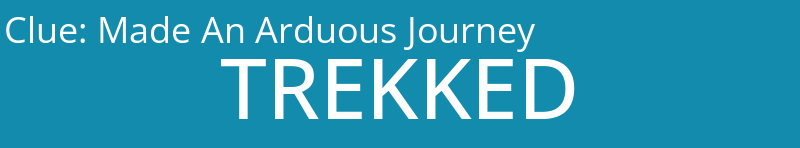 Made An Arduous Journey