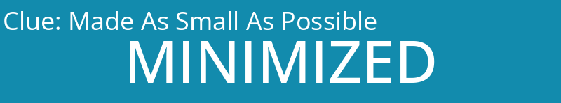 Made As Small As Possible