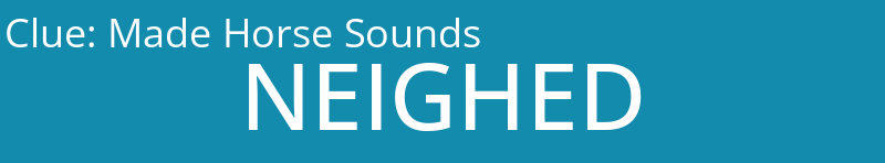 Made Horse Sounds