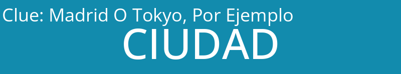 Madrid O Tokyo, Por Ejemplo