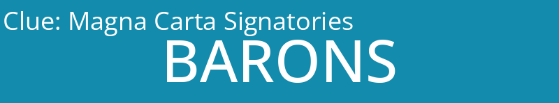 Magna Carta Signatories