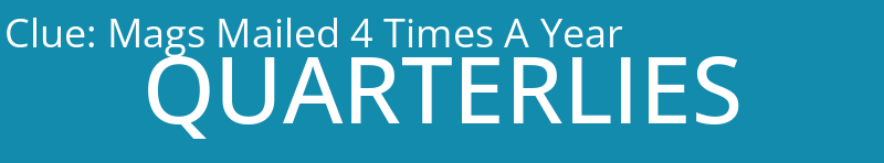 Mags Mailed 4 Times A Year