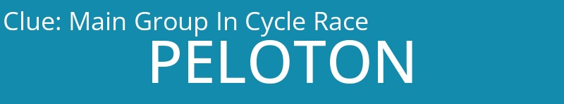 Main Group In Cycle Race