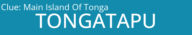 Main Island Of Tonga