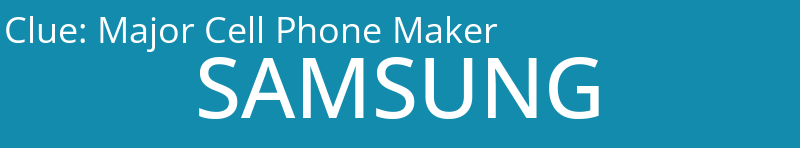 Major Cell Phone Maker