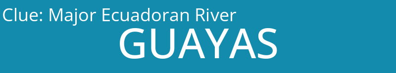 Major Ecuadoran River