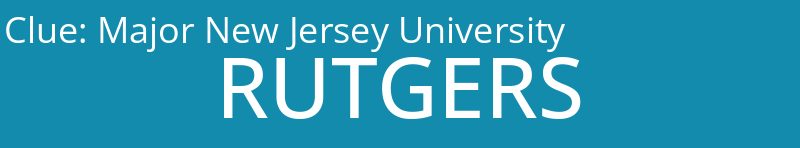 Major New Jersey University
