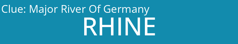 Major River Of Germany