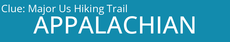 Major Us Hiking Trail