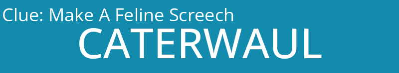 Make A Feline Screech