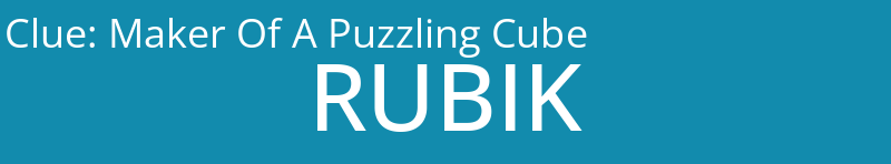 Maker Of A Puzzling Cube