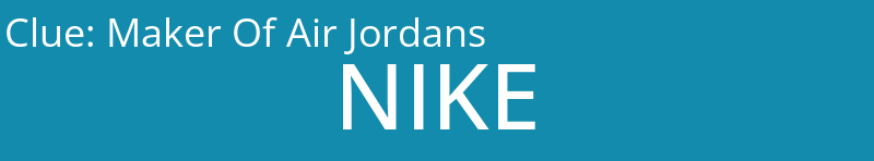 Maker Of Air Jordans