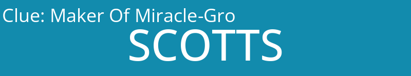 Maker Of Miracle-Gro