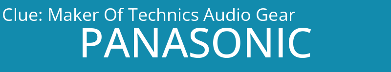 Maker Of Technics Audio Gear
