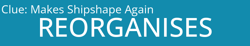 Makes Shipshape Again