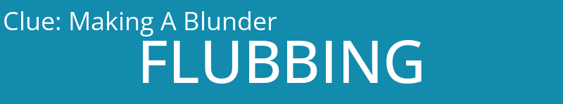 Making A Blunder