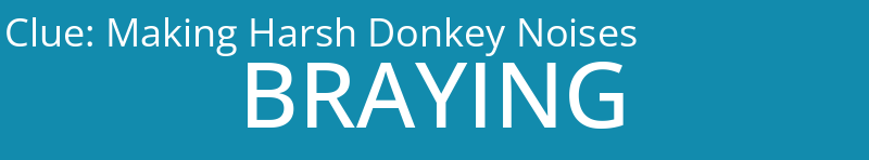 Making Harsh Donkey Noises