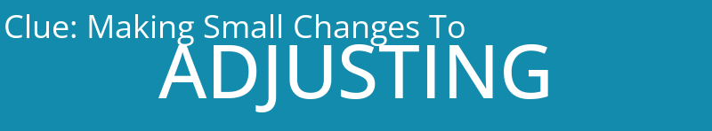 Making Small Changes To