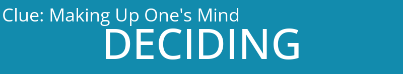 Making Up One's Mind