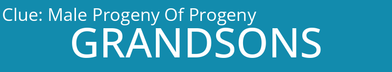 Male Progeny Of Progeny