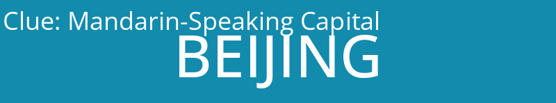 Mandarin-Speaking Capital