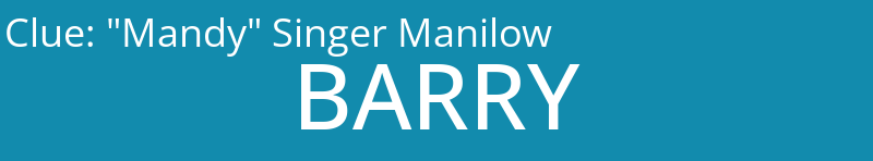 "Mandy" Singer Manilow
