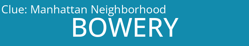 Manhattan Neighborhood