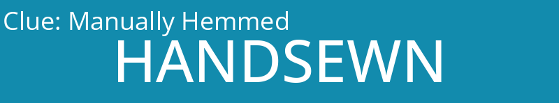 Manually Hemmed