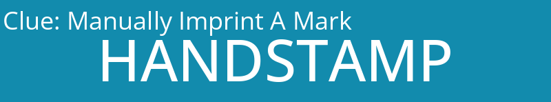 Manually Imprint A Mark