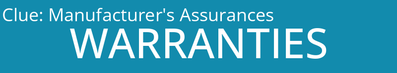 Manufacturer's Assurances
