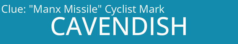 "Manx Missile" Cyclist Mark