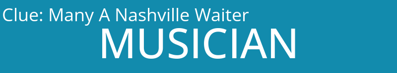 Many A Nashville Waiter