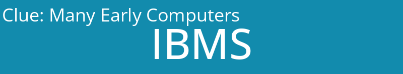 Many Early Computers