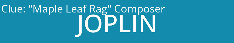 "Maple Leaf Rag" Composer